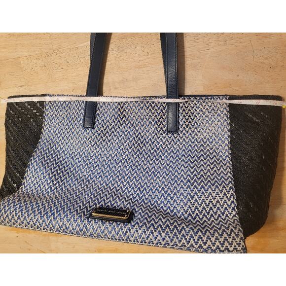 MARC BY MARC JACOBS BLUE ISLE DE SEA TINA WOVEN TOTE PURSE DESIGNER BAG - Picture 6 of 16